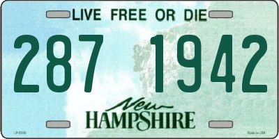NH license plate 2871942
