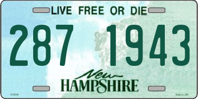 NH license plate 2871943