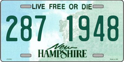NH license plate 2871948