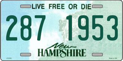 NH license plate 2871953