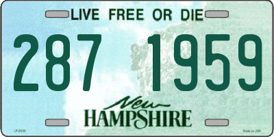 NH license plate 2871959