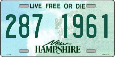NH license plate 2871961