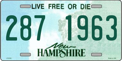 NH license plate 2871963