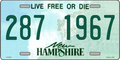 NH license plate 2871967