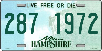 NH license plate 2871972