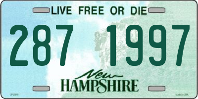 NH license plate 2871997