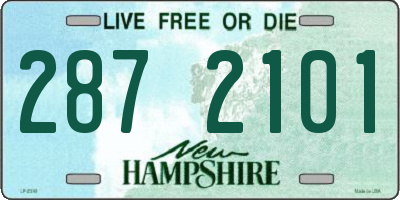 NH license plate 2872101