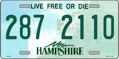 NH license plate 2872110