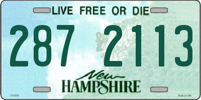 NH license plate 2872113