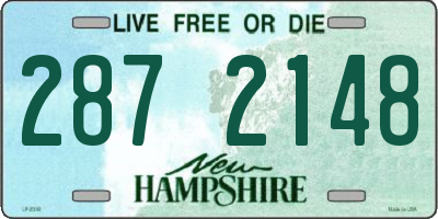 NH license plate 2872148