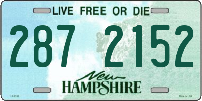 NH license plate 2872152