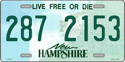 NH license plate 2872153