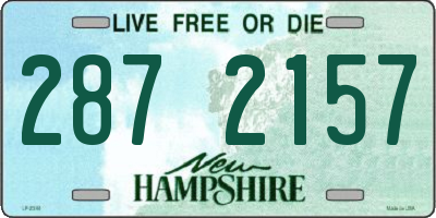 NH license plate 2872157