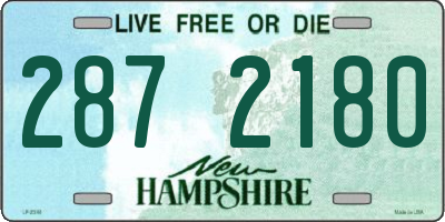 NH license plate 2872180