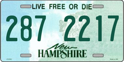 NH license plate 2872217