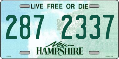 NH license plate 2872337