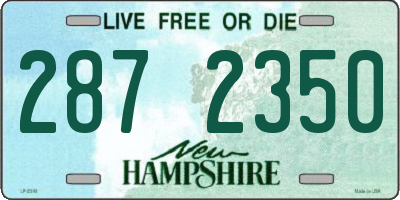 NH license plate 2872350