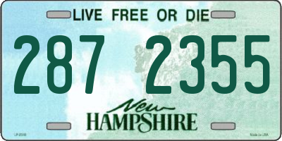 NH license plate 2872355