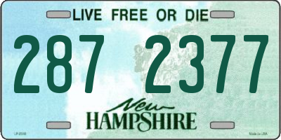 NH license plate 2872377