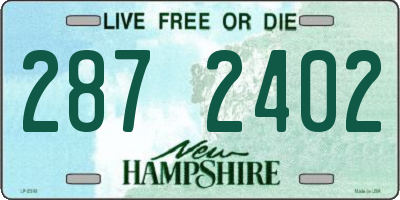 NH license plate 2872402