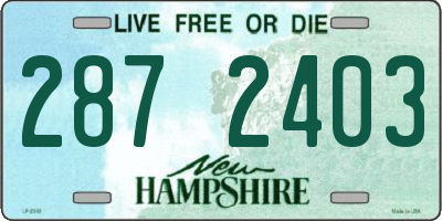 NH license plate 2872403