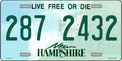 NH license plate 2872432