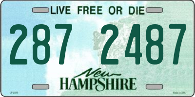 NH license plate 2872487