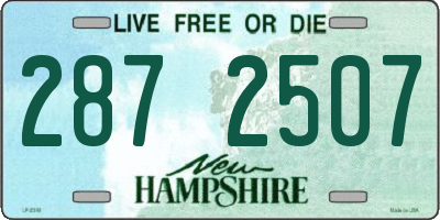 NH license plate 2872507