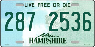 NH license plate 2872536