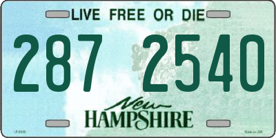 NH license plate 2872540