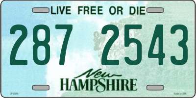 NH license plate 2872543