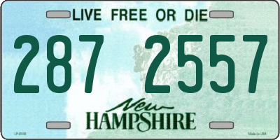 NH license plate 2872557