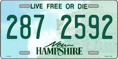 NH license plate 2872592
