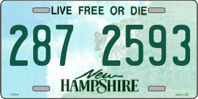 NH license plate 2872593