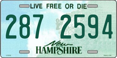 NH license plate 2872594
