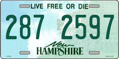 NH license plate 2872597