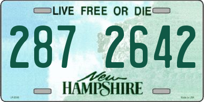 NH license plate 2872642