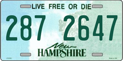 NH license plate 2872647