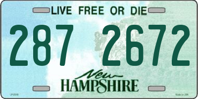 NH license plate 2872672