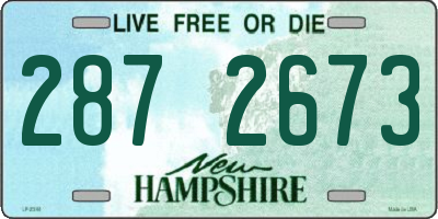 NH license plate 2872673