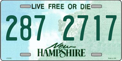 NH license plate 2872717