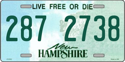 NH license plate 2872738