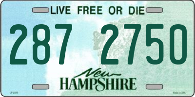 NH license plate 2872750