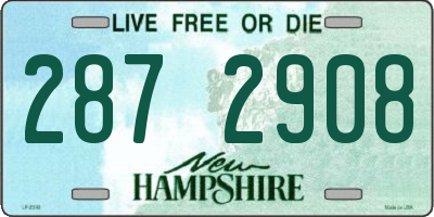 NH license plate 2872908
