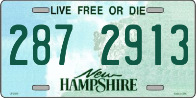 NH license plate 2872913