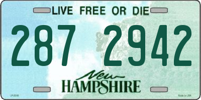 NH license plate 2872942