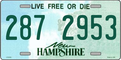 NH license plate 2872953