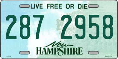 NH license plate 2872958