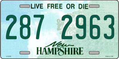 NH license plate 2872963