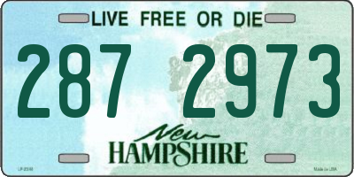 NH license plate 2872973